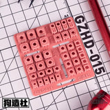 HobbyMio GZ Studio HD Series High-Definition Detail-Up 3D Print Model Kits Parts - HD15 - Model Kits Accessories