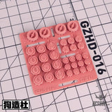 HobbyMio GZ Studio HD Series High-Definition Detail-Up 3D Print Model Kits Parts - HD16 - Model Kits Accessories
