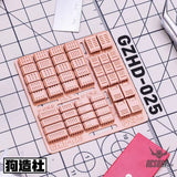 HobbyMio GZ Studio HD Series High-Definition Detail-Up 3D Print Model Kits Parts - HD25 - Model Kits Accessories