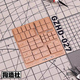 HobbyMio GZ Studio HD Series High-Definition Detail-Up 3D Print Model Kits Parts - HD27 - Model Kits Accessories