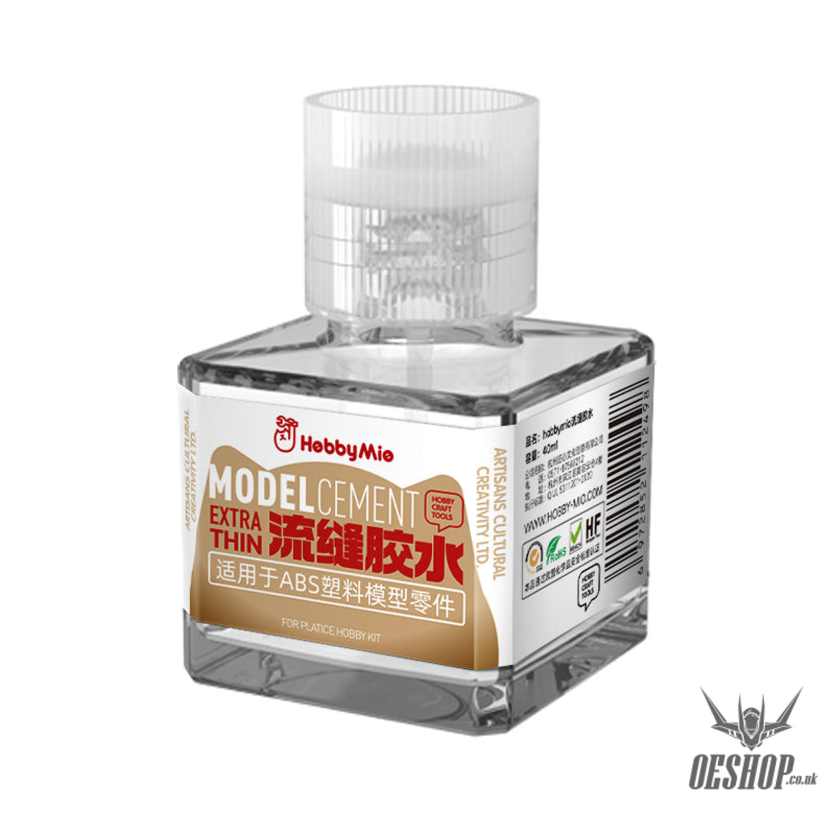 Hobbymio Model Cement Suitable For Abs Plastic Model Parts (40Ml) Extra Thin Mounting Putty