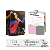 Hobbymio Model Paint Colour Test Card B