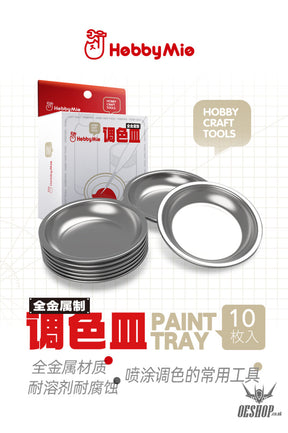 Hobbymio Model Paint Tray 10Pcs Paint Tools