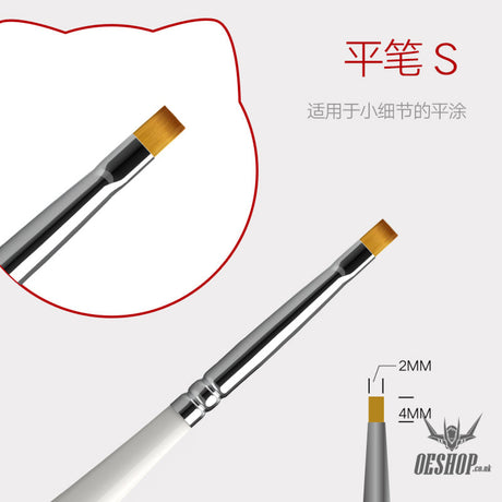 Hobbymio Pastel Paint Brush For Scale Model Modeler Craft Tools Weathering Hobby Accessory Coloring