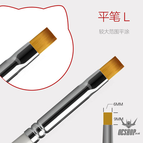 Hobbymio Pastel Paint Brush For Scale Model Modeler Craft Tools Weathering Hobby Accessory Coloring