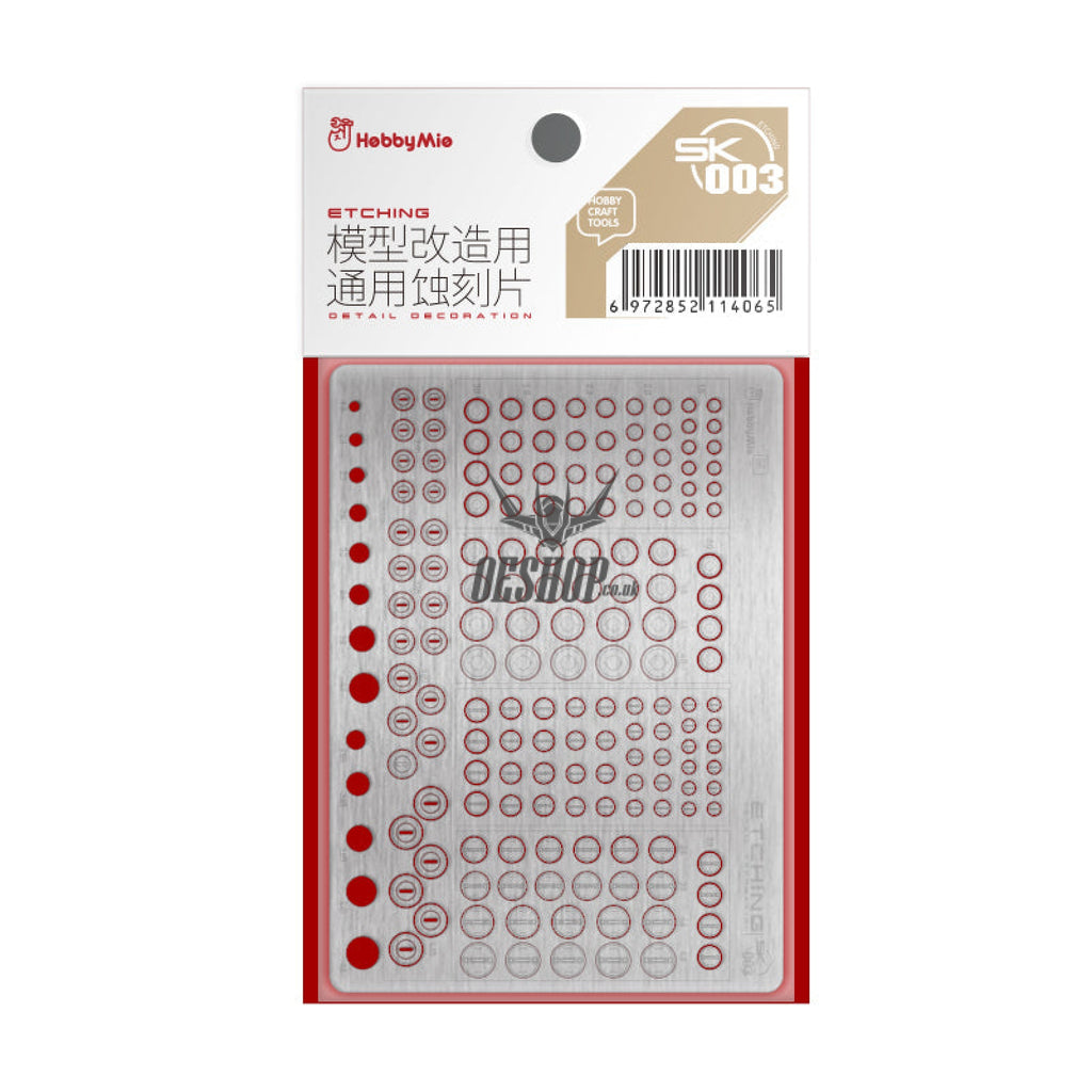 Hobbymio Sk001-Sk003 At001-At003 Etching Parts Detail Decoration Sk003 Universal High-Precision