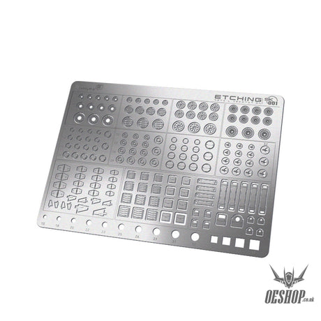 Hobbymio Sk001-Sk003 At001-At003 Etching Parts Detail Decoration Masking