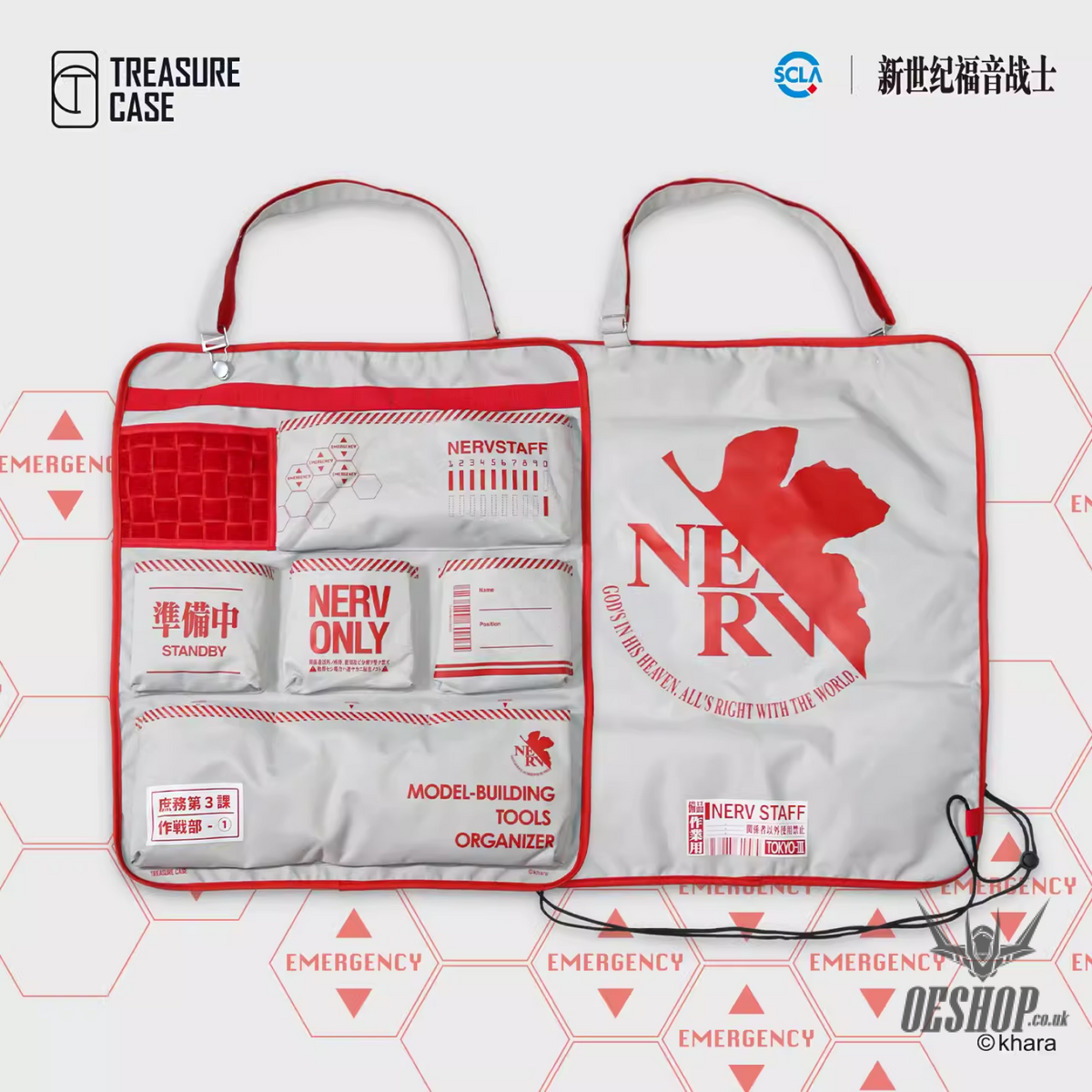 Hobbymio Treasure Case Eva Toolkit Organizer Bag