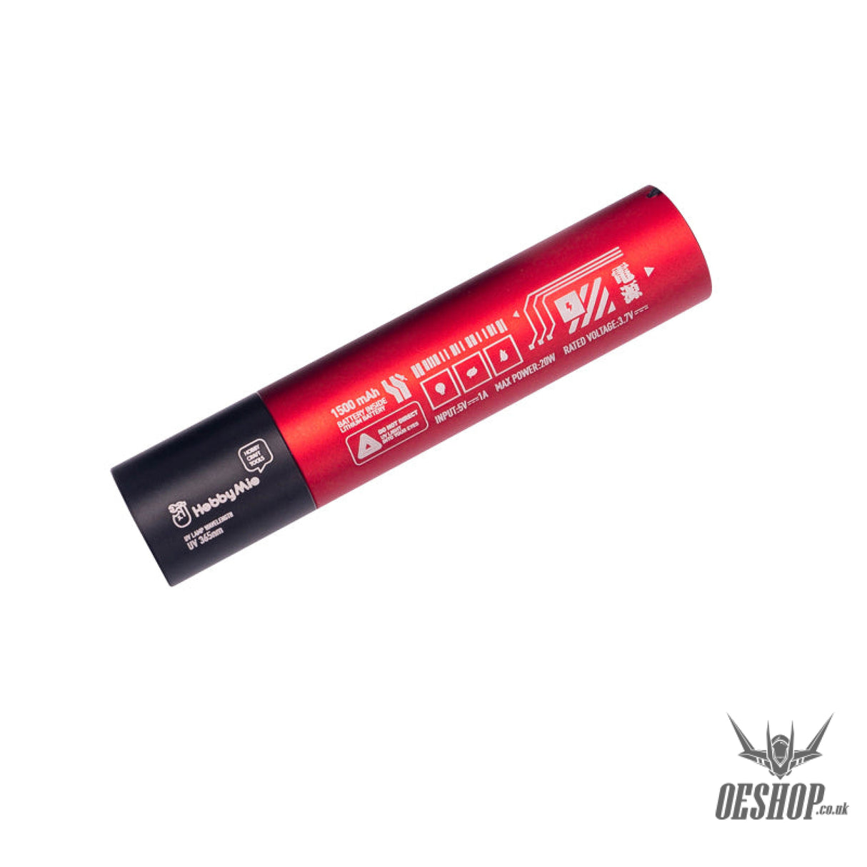 Hobbymio Uv Decals Fluorescent Ultraviolet Flashlight ( Usb Charging)
