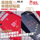 Hobbymio Vol.01 Model Decals Generic Pattern With Uv Options