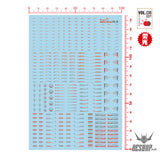 Hobbymio Vol.08 Model Decals General Warning Symbols With Uv Options Vol.08/0071144(Uv)