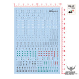 Hobbymio Vol.09 Model Decals Panel Lining Effect With Uv Options Vol.09/004