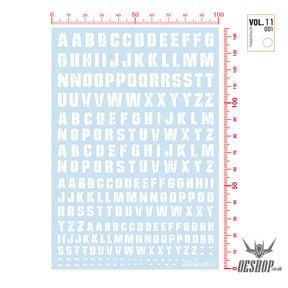 Hobbymio Vol.11 Model Decals Battle Damaged Old Style With Uv Options Vol.11/001