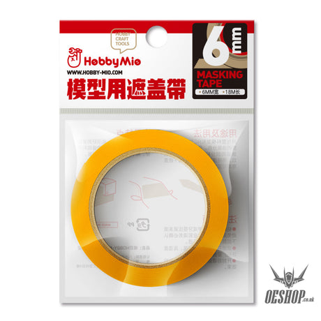 Hobbymio Washi Masking Tape 18M 6 Mm