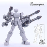Hobbymio Wk-01/Pro General Mecha Weapon Kit Parts Twin Gatling Gun For Gundam Model Kits Scale