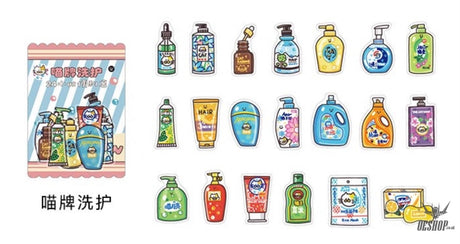 Infeel.Me 24/7 Mini Mart Stickers (40 pieces) Bath Time Fun (40 pieces) Sticker