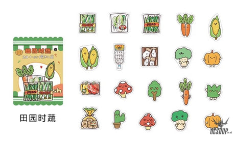 Infeel.Me 24/7 Mini Mart Stickers (40 pieces) Fresh Picks (40 pieces) Sticker