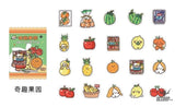 Infeel.Me 24/7 Mini Mart Stickers (40 pieces) Fruit Fiesta (40 pieces) Sticker