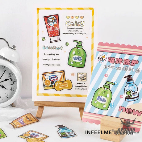 Infeel.Me 24/7 Mini Mart Stickers (40 pieces) Sticker