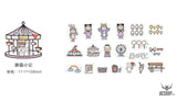 Infeel.Me A Beautiful Day Stickers (40 pieces) Amusement Park Memories (40 pieces) Sticker