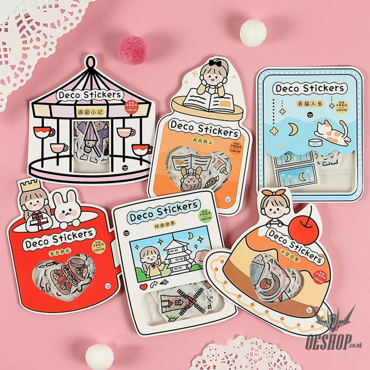 Infeel.Me A Beautiful Day Stickers (40 pieces) Sticker