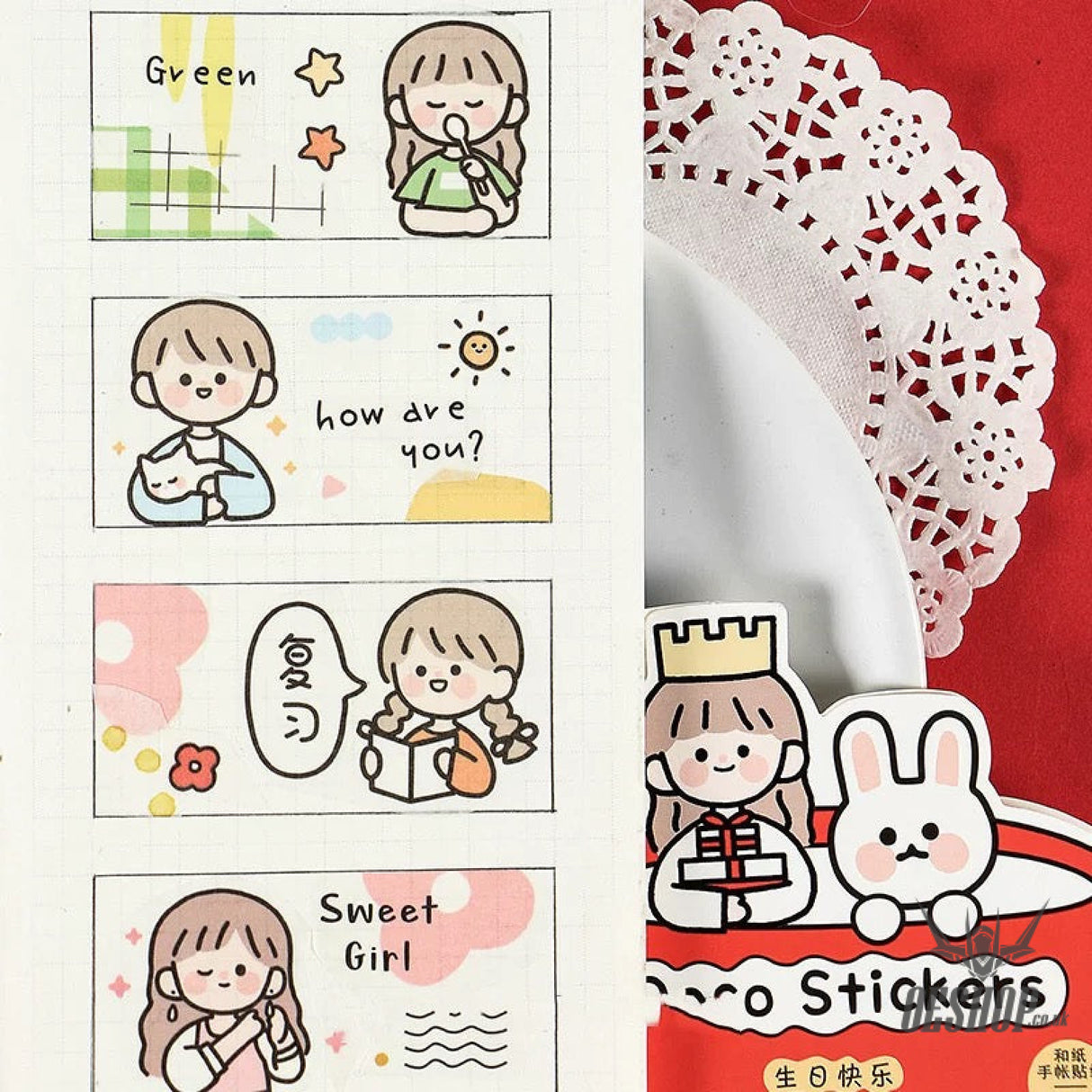 Infeel.Me A Beautiful Day Stickers (40 pieces) Sticker