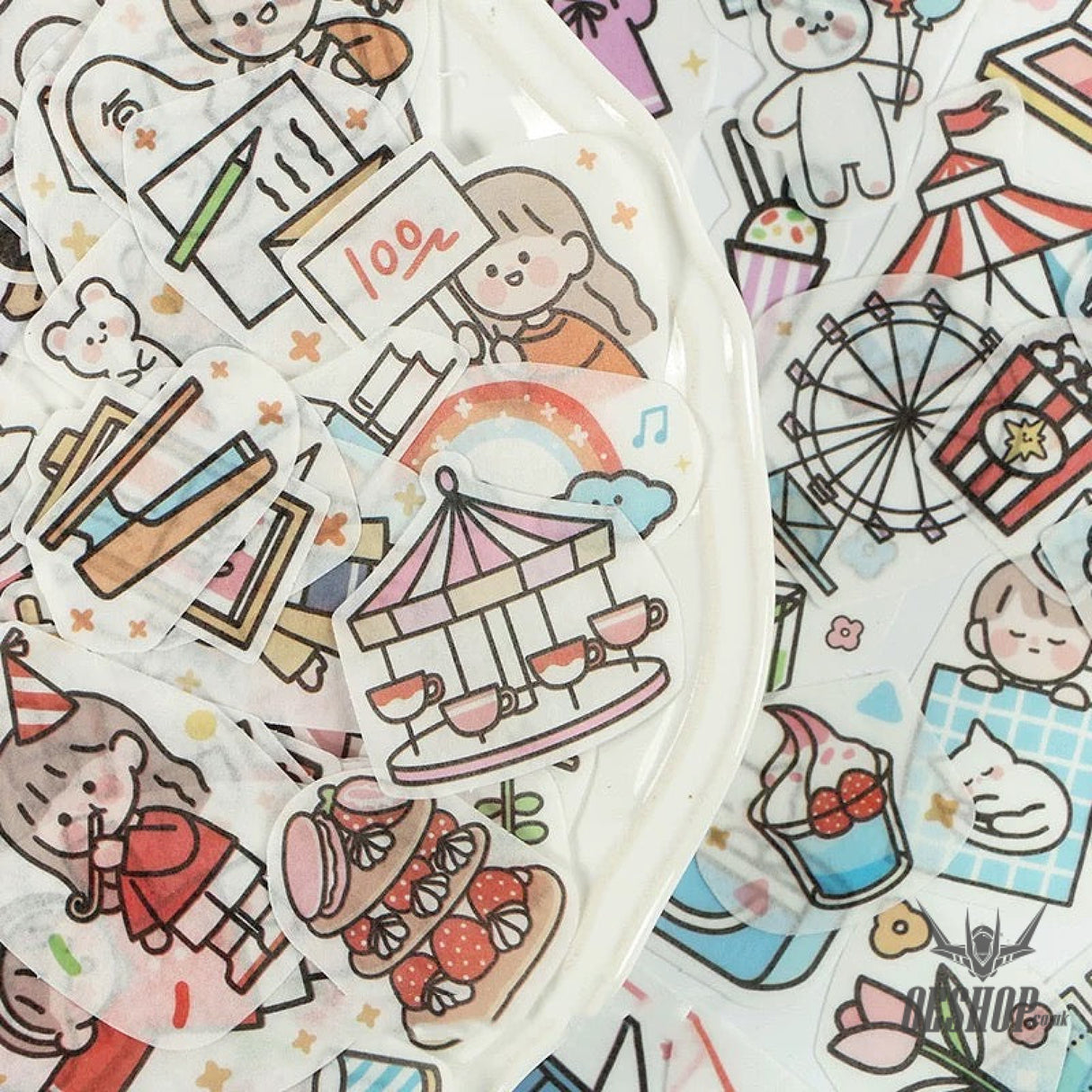 Infeel.Me A Beautiful Day Stickers (40 pieces) Sticker