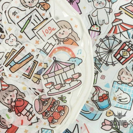 Infeel.Me A Beautiful Day Stickers (40 pieces) Sticker