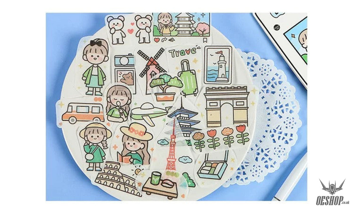 Infeel.Me A Beautiful Day Stickers (40 pieces) Sticker