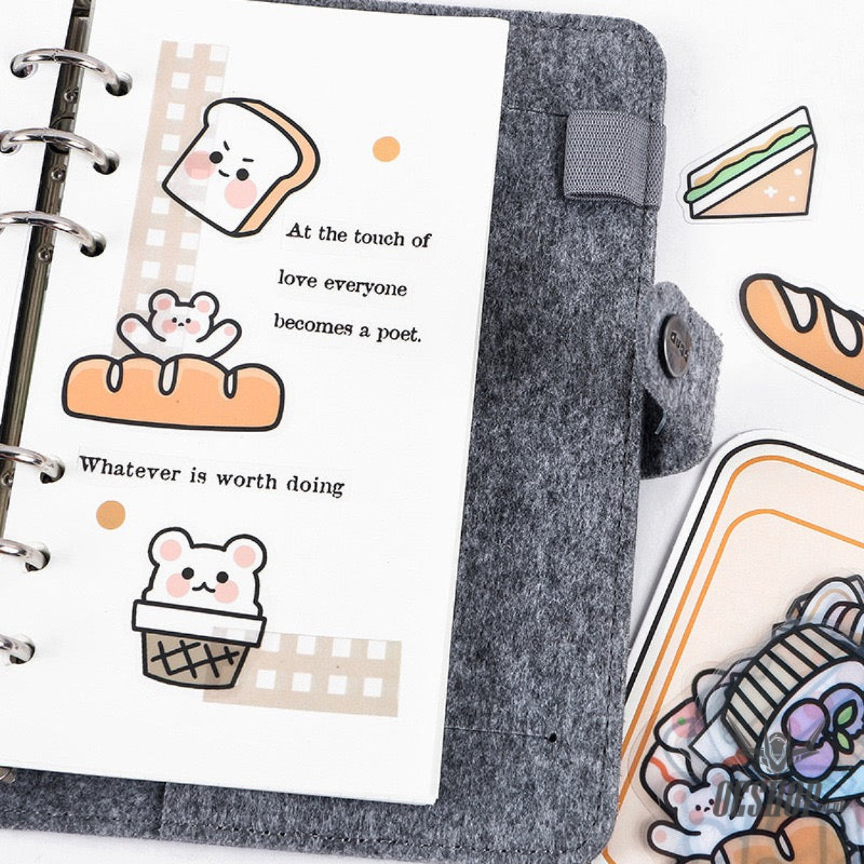 Infeel.Me Share the deliciousness with you Stickers (40 pieces) Sticker