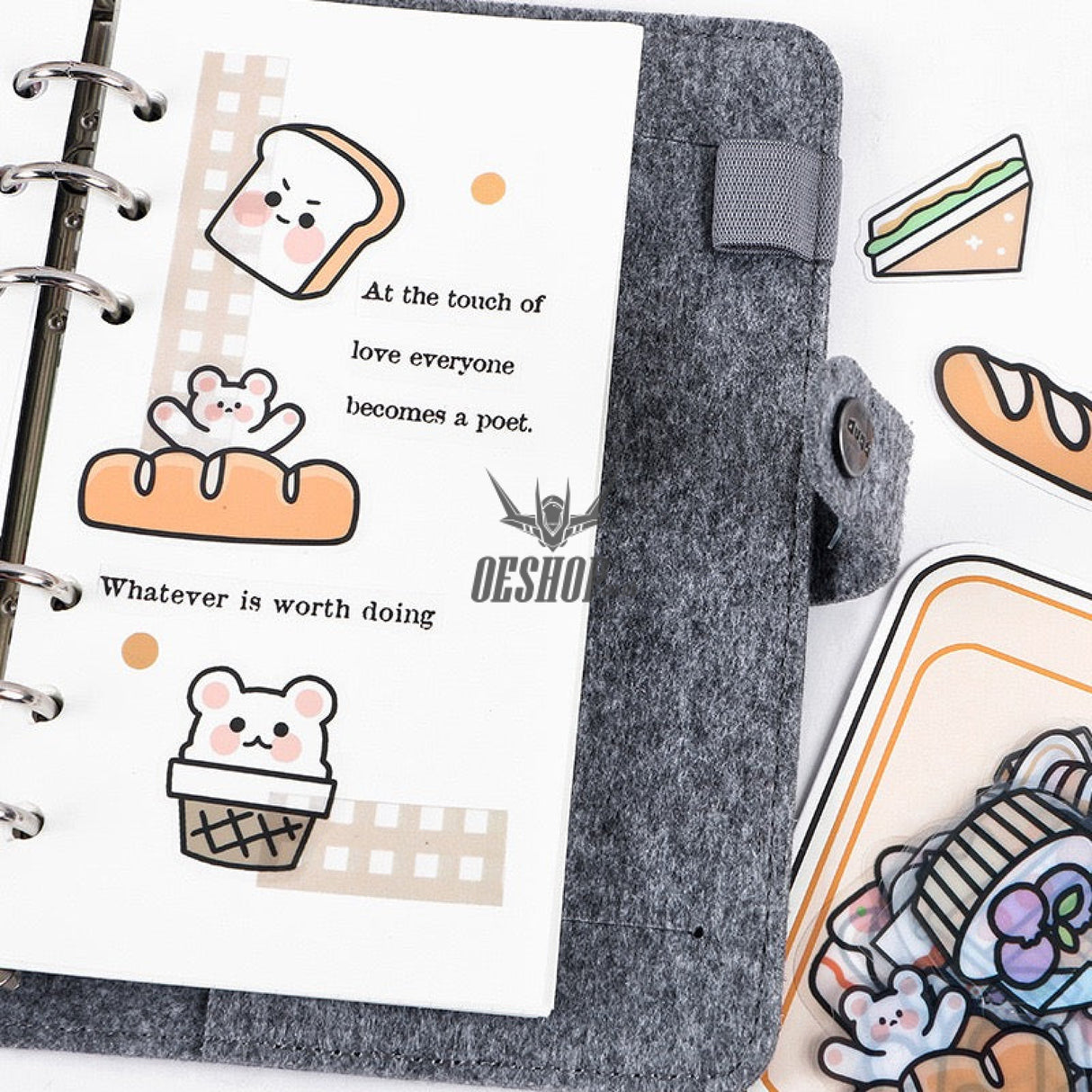 Infeel.Me Share the deliciousness with you Stickers (40 pieces) Sticker