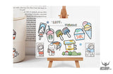 Infeel.Me Share the deliciousness with you Stickers (40 pieces) Sticker