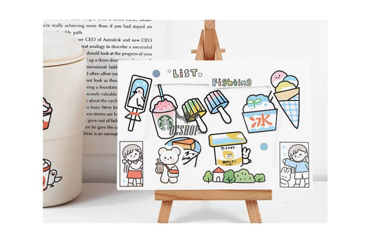 Infeel.Me Share the deliciousness with you Stickers (40 pieces) Sticker