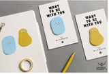 Infeel.Me Sticky Notes Jelly Beans Biological Series Set Of 6 OEShop 5.99 OEShop
