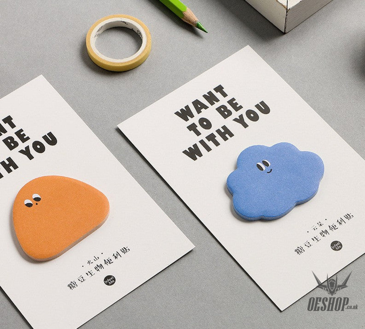 Infeel.Me Sticky Notes Jelly Beans Biological Series Set Of 6 OEShop 5.99 OEShop