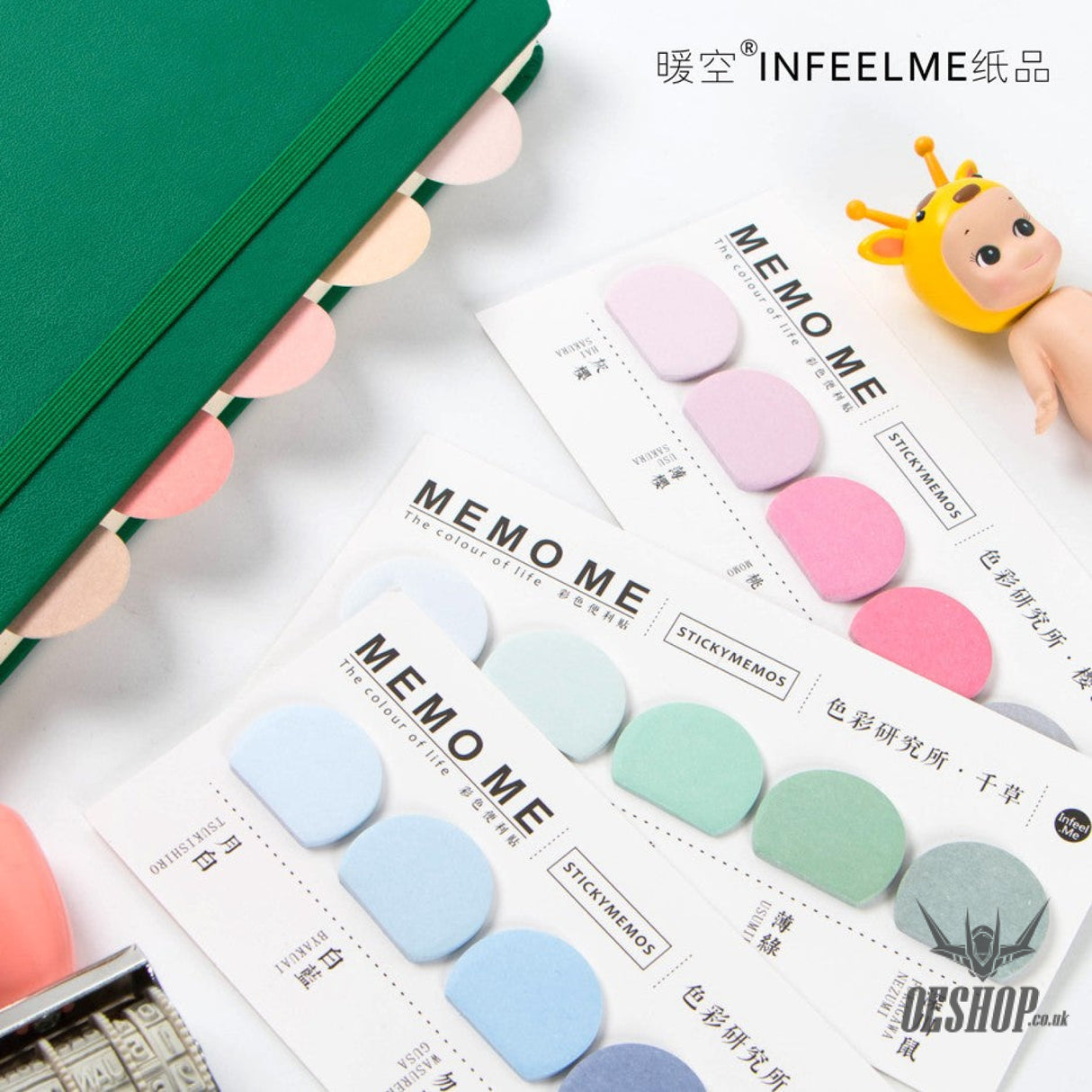 Infeel Me Sticky Notes The colour of life Mini Set of 6 OEShop 5.99 OEShop
