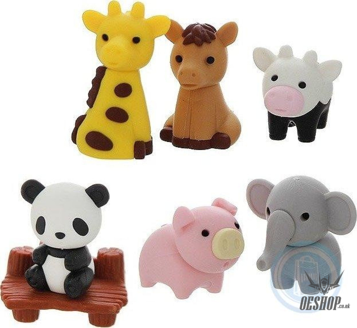 IWAKO Erasers  Animal Assort Single Erasaer Iwako 0.99 OEShop