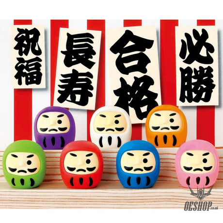 IWAKO Erasers  Good Luck Daruma 7 Types   Assort Single Erasaer Iwako 0.99 OEShop