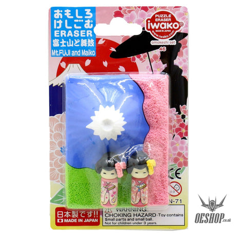 iwako Puzzle Eraser Mt.FUJI & Maiko Blister Pack ER-BRI051 Iwako 4.49 OEShop