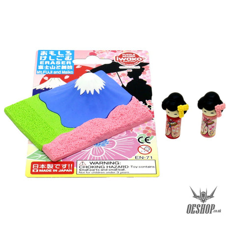 iwako Puzzle Eraser Mt.FUJI & Maiko Blister Pack ER-BRI051 Iwako 4.49 OEShop