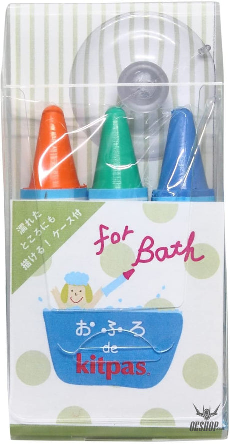Kitpas Bath Crayons - Set of 3 Colours - Orange, Green & Blue Kitpas 6.99 OEShop