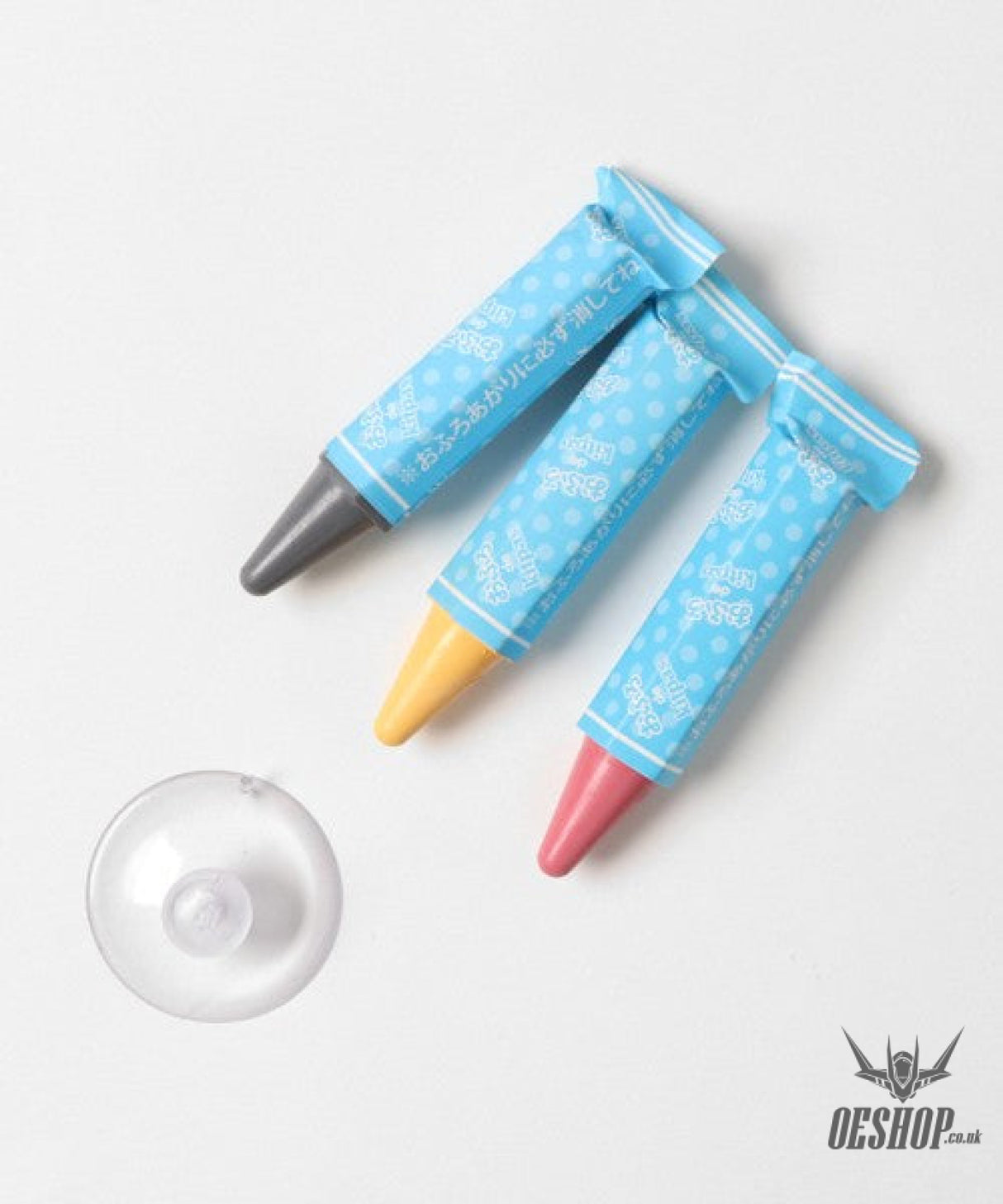 Kitpas Bath Crayons - Set of 3 Colours - Red, Yellow & Grey Kitpas 6.99 OEShop
