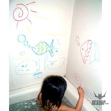 Kitpas Bath Crayons - Set of 3 Colours - Violet, Pink & Brown Kitpas 6.99 OEShop