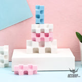 Kokuyo Eraser "Kadoke Shipuchi" Kadokeshi Pink/Blue 2-color set KOKUYO 1.99 OEShop