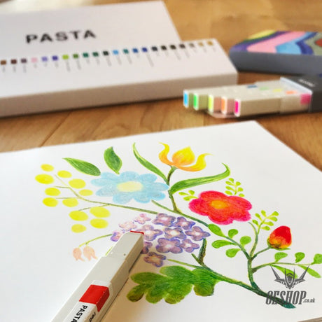 Kokuyo Graphic Pasta Soft Markers - Fluorescent 5 Colour Set KOKUYO 14.98 OEShop