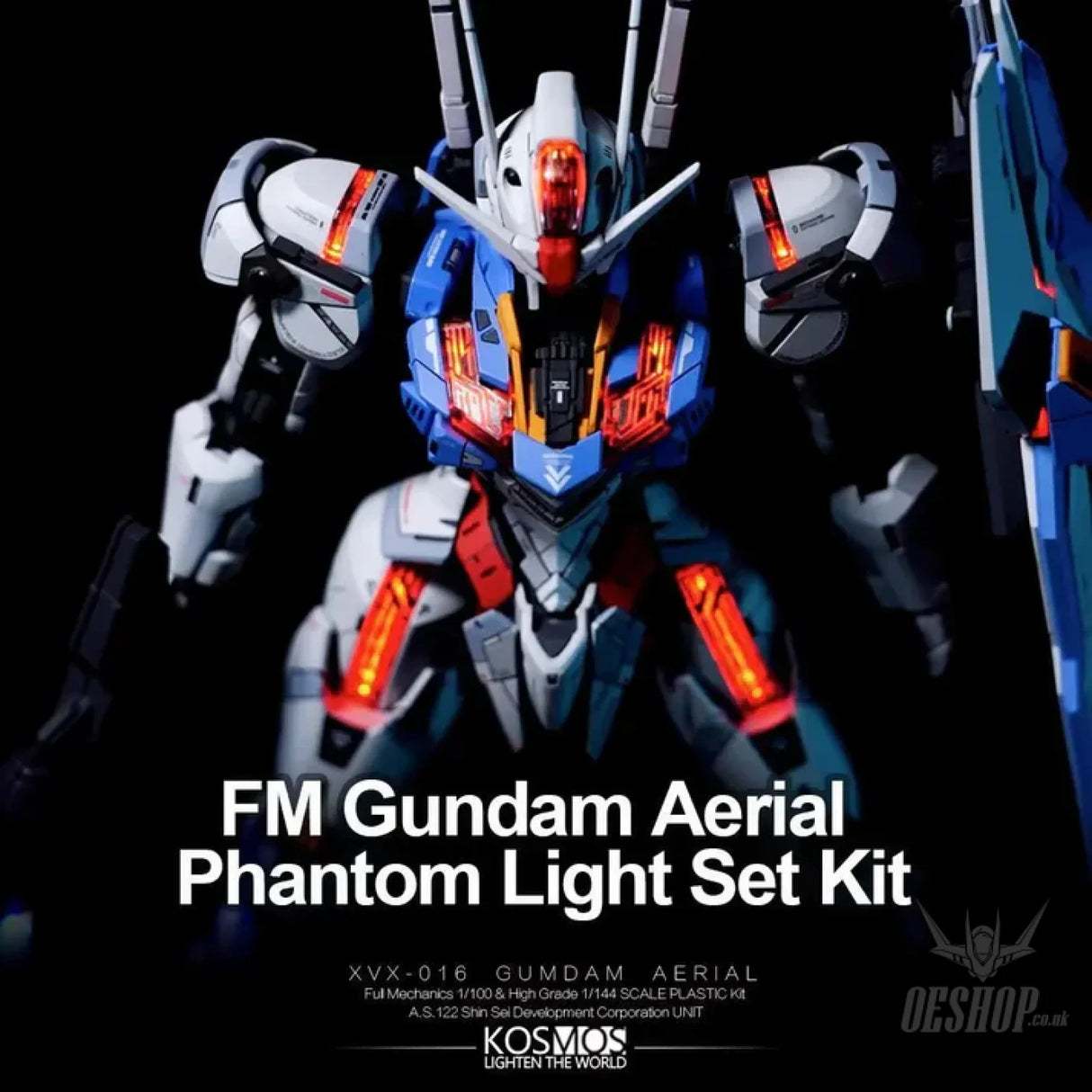 KOSMOS LED Unit For FM 1/100 Gundam Aerial Phantom Model Kits Accessories
