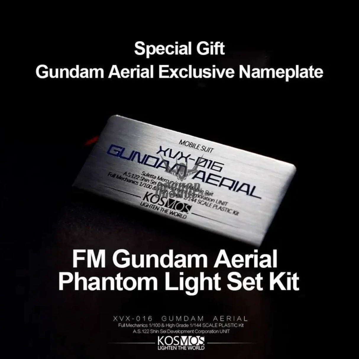 KOSMOS LED Unit For FM 1/100 Gundam Aerial Phantom Model Kits Accessories