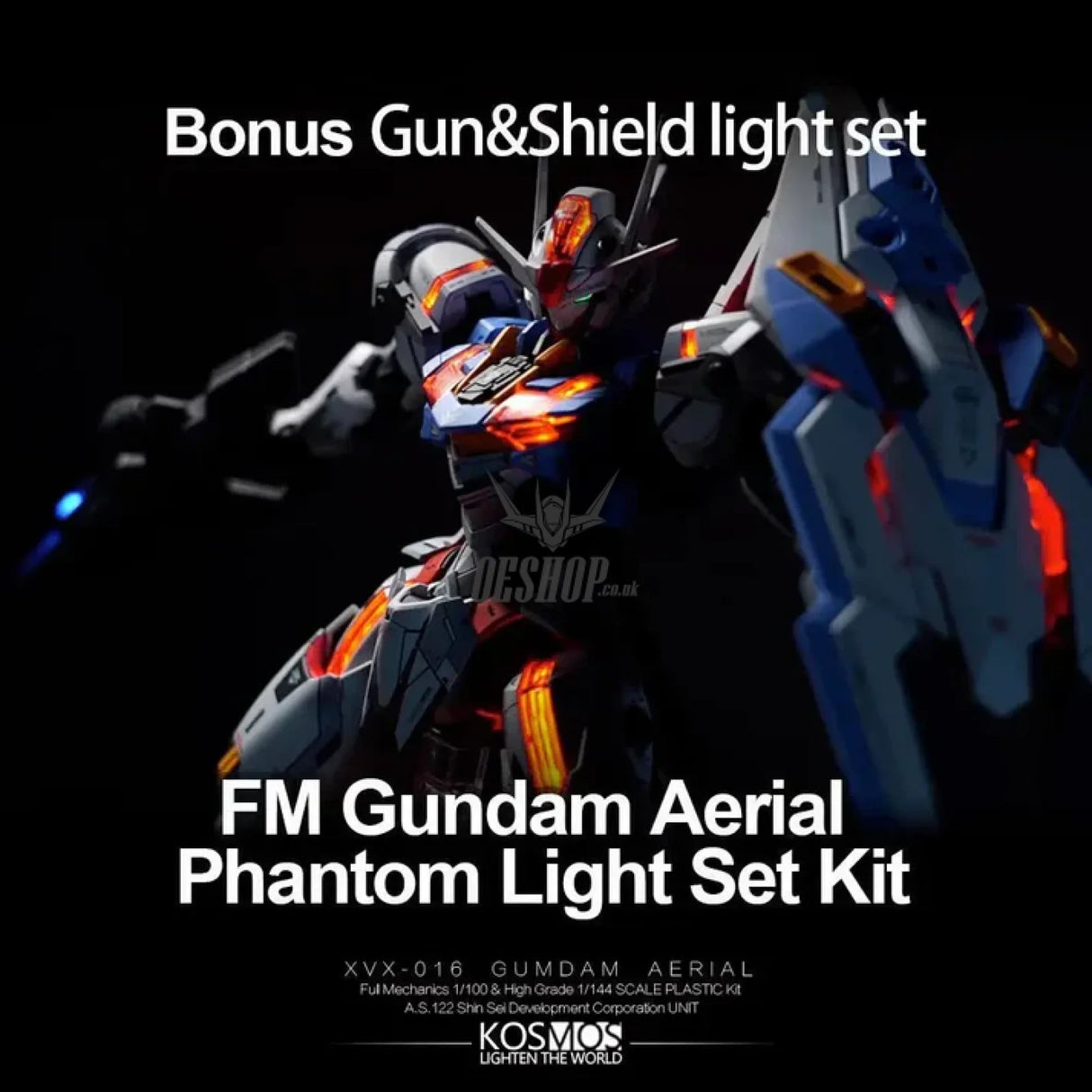 KOSMOS LED Unit For FM 1/100 Gundam Aerial Phantom Model Kits Accessories