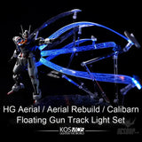KOSMOS LED Unit HG Aerial / Aerial Rebuild / Calibarn Floating Gun Track Light Set Model Kits Accessories