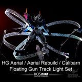 KOSMOS LED Unit HG Aerial / Aerial Rebuild / Calibarn Floating Gun Track Light Set Model Kits Accessories